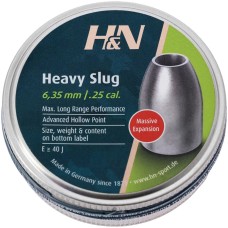 Пули пневм H&N Slug HP Heavy, 6,35 мм , 44 gr, 100 шт/уп,