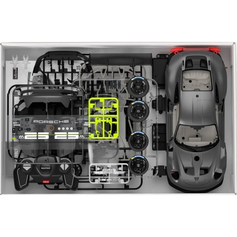 Машинка-конструктор Rastar Porsche 911 GT2 RS Clubsport 25 1:18. Сірий