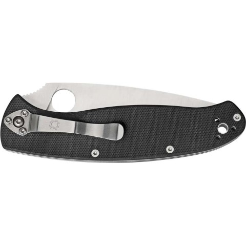 Нож Spyderco Resilience 8Cr13MoV, G-10 ц:black
