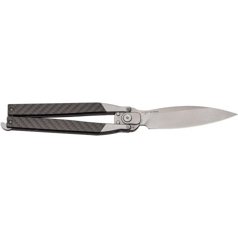 Ніж Artisan Kinetic Balisong, D2, CF