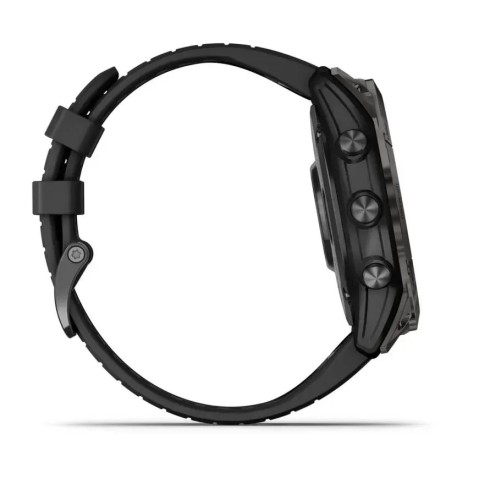Смарт-часы Garmin fenix 7X Pro Solar Edition сланцево-серые с черным ремешком