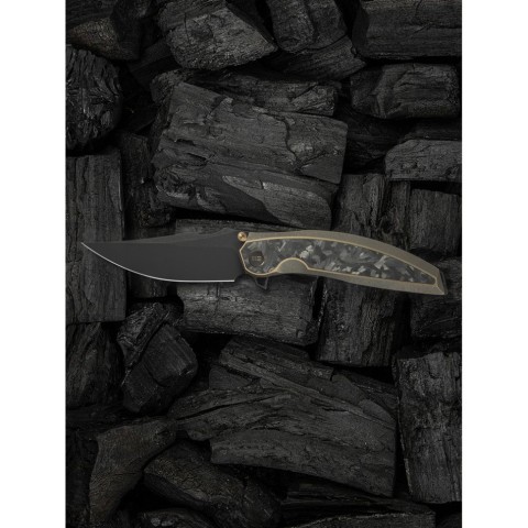 Ніж складаний мисливський Weknife Quinseris, (10,1 см) Bohler M390 / Titanium бронзовий