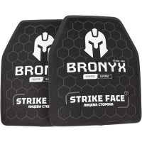 Бронепластина BRONYX Клас захисту згідно ДСТУ 8782:2818 3 клас M комплект из 2шт