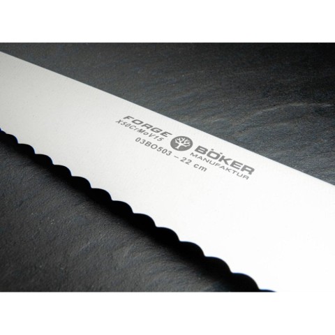 Кований кухонний ніж для хліба Boker Forge Brotmesser