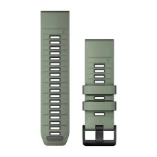 Ремешки для часов Garmin QuickFit 26 силиконовые ива/графитовые