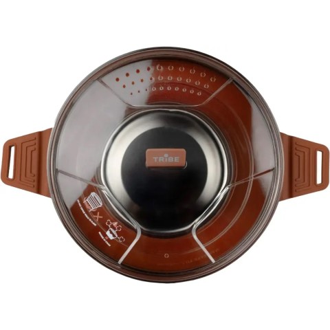 Кастрюля Tribe T-FF-0025-brown Collapsible Pot 2,5L brown
