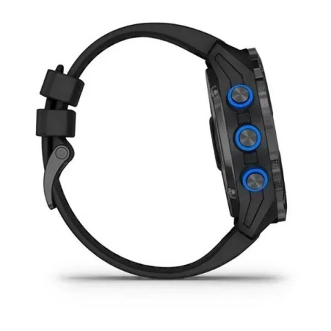 Смарт-годинник Garmin Descent Mk2i титановий сірий DLC з чорним ремінцем