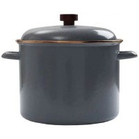 Кастрюля Barebones Stock Pot/Enamel slate grey