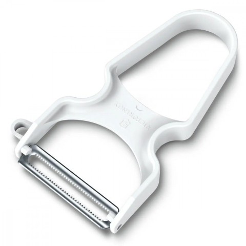 Овочечистка Victorinox Rapid двосторон. хвил. лезо Біл. (109x65x13мм)