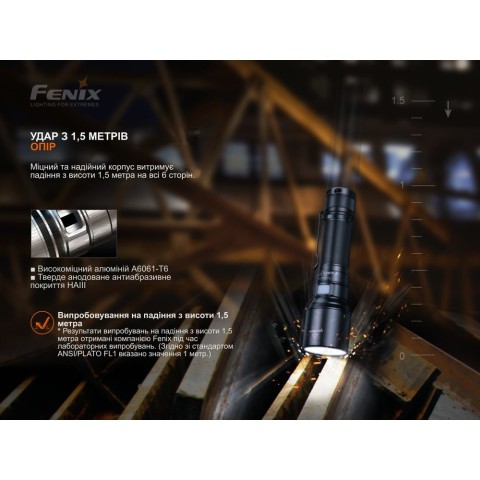 Ліхтар ручний Fenix C7 помаранчевий | Лімітована серія