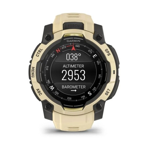 Смарт-годинник Garmin Instinct 3 (45 мм) AMOLED цитриновий