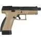Пистолет страйкбольный ASG CZ P-10C OR-OT Dual-Tone. Blowback. CO2 кал. 6 мм Black/fde