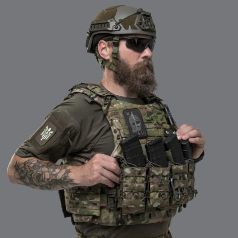 Плитоноска Ukrarmor IBV (аналог IOTV). Збільшена площа захисту S/M Мультикам