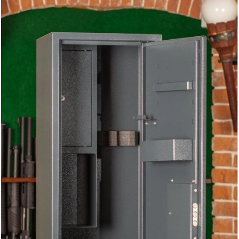 Сейф збройовий ШОС-1000, антрацитово-сірий