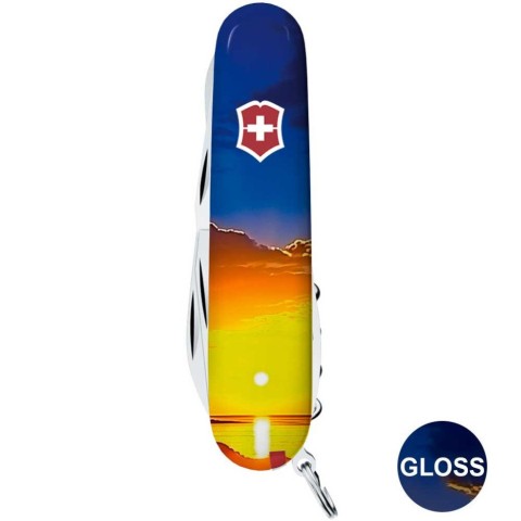 Ніж Victorinox Climber Ukraine 91мм,14функ ,Світанок