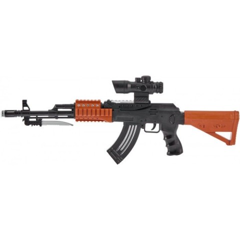 Автомат світло-звуковий ZIPP Toys AK47 ц:чорний