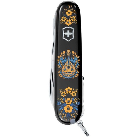 Ніж Victorinox Huntsman Ukraine 91мм,15функ,чорн ,Українські мотиви