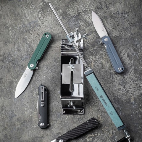 Точилка механічна Ganzo Touch Pro Steel GTPS + 4 алмазних камені