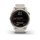Смарт-годинник Garmin fenix 7S Pro Sapphire Solar Edition ніжно-золотистий зі світло-пісочним ремінцем