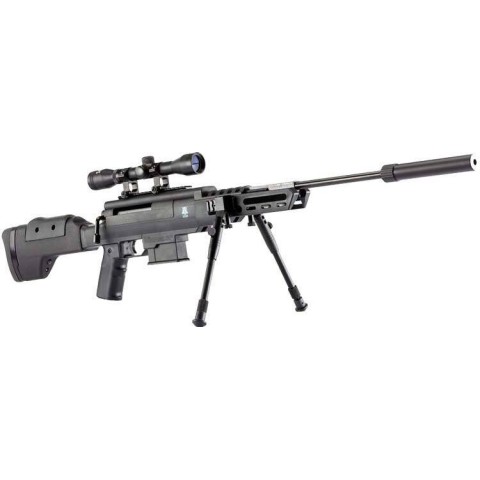 Пневматична гвинтівка Norica Black OPS Sniper + приціл 4x32 + сошки