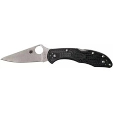 Нож Spyderco Delica4 Flat Ground Black
