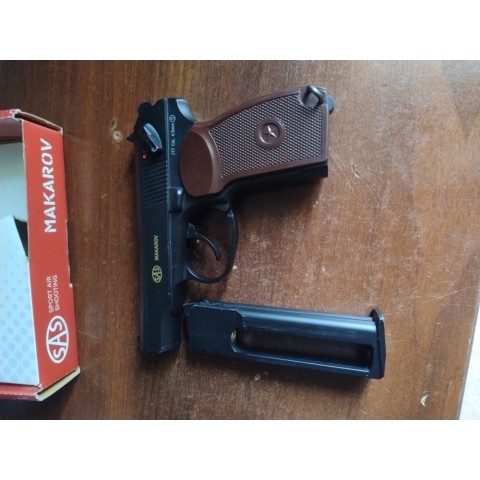 Пневматический пистолет SAS Makarov Blowback бу (КС90)