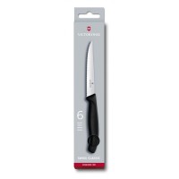 Набір кухонний Victorinox SwissClassic Steak Gift Set 6 ножів лезо 11см хвил. з чорн. ручкою