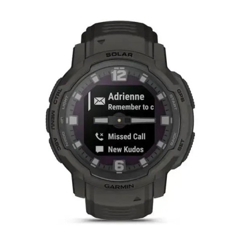 Смарт-годинник Garmin Instinct Crossover Solar графітовий