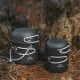 Набір посуду (2 каструлі, казанок, сковорідка) Naturehike CNH22CJ002, алюміній