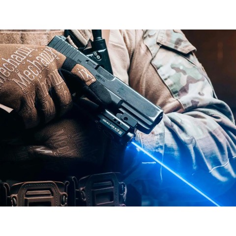 Фонарь с ЛЦУ Olight Baldr S Blue Laser Black