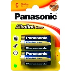 Батарея Panasonic ALKALINE POWER C BLI 2