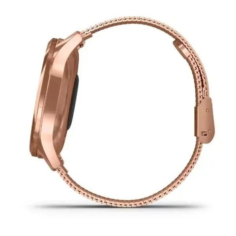 Смарт-годинник Garmin vivomove Luxe із рожево-золотистими корпусом та ремінцем