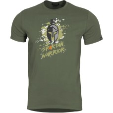 Футболка Pentagon Ageron T-Shirt Spartan Warrior L olive green
