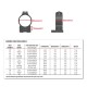 Кольца Warne Fixed Ring 30 мм Weaver Medium сталь