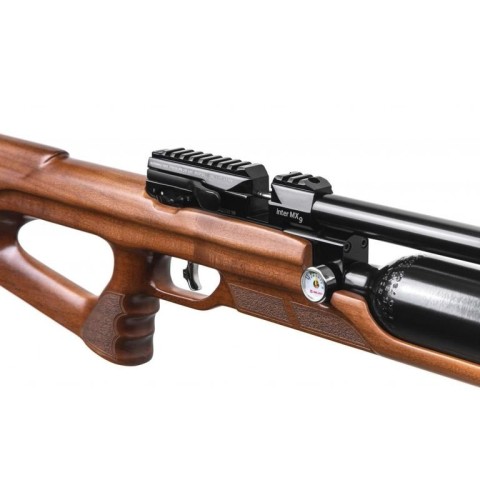 Пневматическая редукторная PCP винтовка Aselkon MX9 Sniper Wood