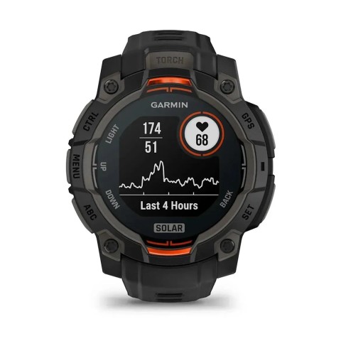 Смарт-часы Garmin Instinct 3 (45 мм) Solar черные