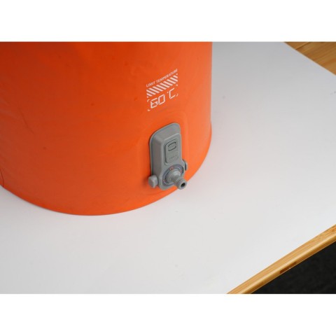 Душ портативний із ємністю та насосом Flextail Tiny Shower Bucket, 20л, помаранчевий