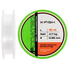 Флюорокарбон X-Fish FCoated 10m 0.26mm 4.7kg