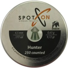 Пули пневматические Spoton Hunter, 0,63 г, 250 шт/уп 4,5 мм