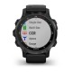 Смарт-годинник Garmin Descent Mk2S карбоново-сірий DLC з чорним ремінцем
