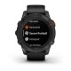 Смарт-часы Garmin fenix 7 Pro Solar Edition сланцево-серые с черным ремешком
