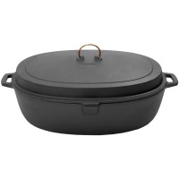 Жаровня Barebones Enamel Lined Roaster з кришкою vintage white