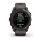 Смарт-годинник Garmin fenix 7X Pro Sapphire Solar Edition карбоново-сірий титановий DLC з титановим вентильованим браслетом