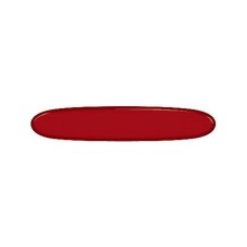 Накладка на ніж Victorinox 84мм oval red передня з лого (F+)