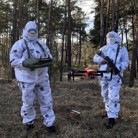 Зимовий чохол муфта Dronius для рук оператора та пультів БПЛА ФПВ DJI