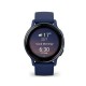 Смарт-годинник Garmin vivoactive 5 темно-синій з безелем металік
