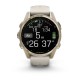 Смарт-годинник Garmin fenix 8 AMOLED (43 мм) Sapphire золотистий/туманно-сірий пісочний