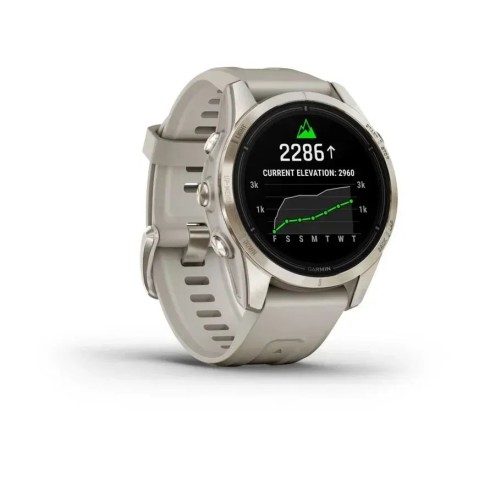 Смарт-часы Garmin epix Pro Gen 2 Sapphire Edition (42мм) нежно-золотистый со светло-песочным ремешком