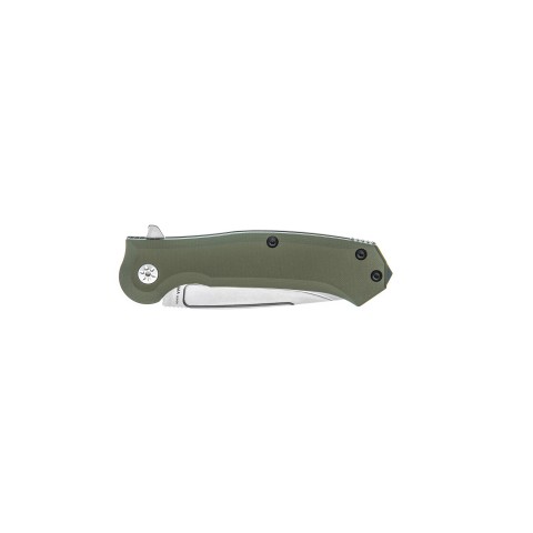 Нож Maserin Police, N690, G10 + титан, зеленый