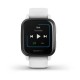 Смарт-часы Garmin Venu Sq Music Editionс белые с грифельным безелем